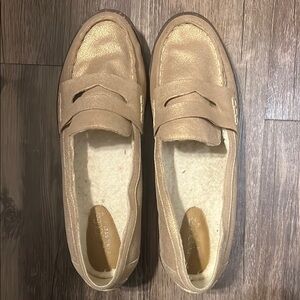 AEROSOLES Gold Women's Loafers